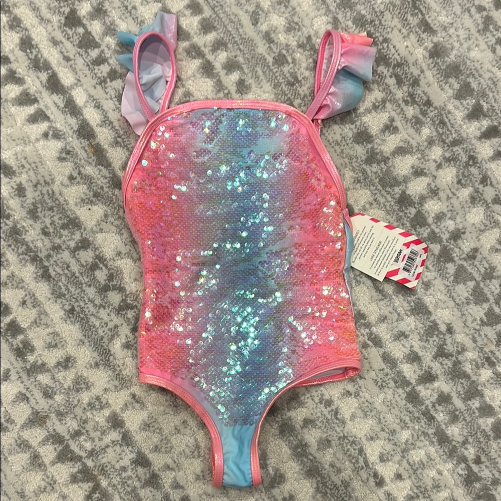 Billieblush Sequin Swimsuit NWT 6